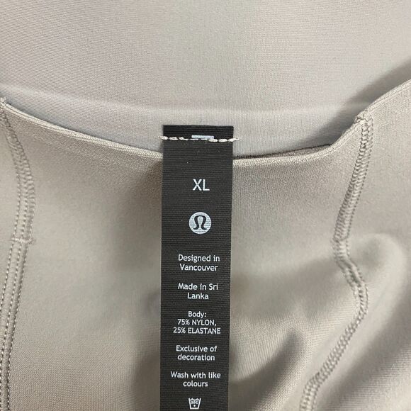 Lululemon Men’s Size XL SenseKnit Running Tight 28" Rhino Grey LM5AB1S - Picture 9 of 13